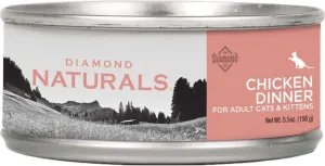 Diamond Naturals Chicken Dinner Adult & Kitten Formula Canned Cat Food cat calming diffuser cat stress relief anxiety cat treats cat relaxing spray pet mood aid