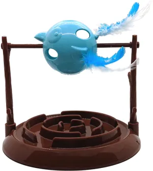 Doc & Phoebe's Cat Co. The Twirly Bird Snacker cat toys interactive cat toys cat teaser wand cat balls cat laser pointer