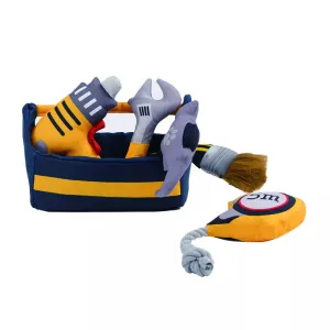 Dog Tool Box Set dog toys indestructible dog toys dog tug toys dog plush chew resistant toy