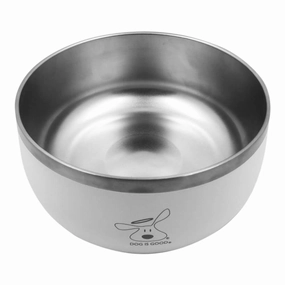Dog is Good Stainless Steel Dog Bowl cat climbing tree cat hammock cat steps cat grooming kit cat safety gate