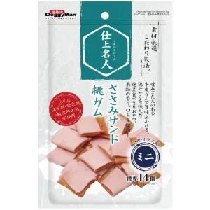DoggyMan Chicken With Peach Gum Sandwich Dog Treats 50g no pull dog harness nylon dog leash dog walking set dog vest harness pet lead