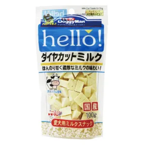 DoggyMan HELLO! Milk Cut Dog Treats 100g chicken fence goat pen animal fencing electric fencing portable livestock fence