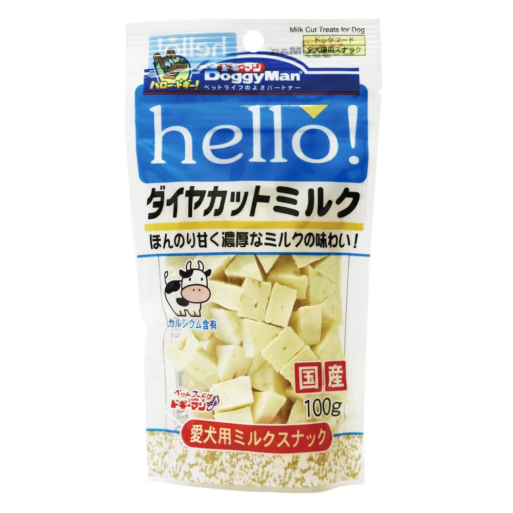 DoggyMan HELLO! Milk Cut Dog Treats 100g chicken fence goat pen animal fencing electric fencing portable livestock fence