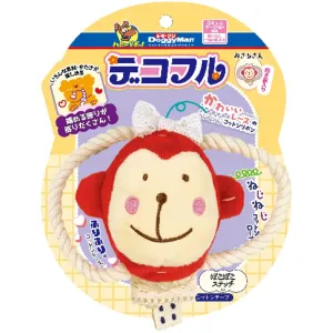 DoggyMan Rope Plush Dog Toy (Monkey) dog puzzle toy dog slow feeder dog treat ball dog brain toy dog feeder toy