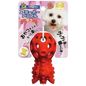 DoggyMan Treat Dispenser Rubber Dog Toy (Octopus) dog puzzle toy dog slow feeder dog treat ball dog brain toy dog feeder toy