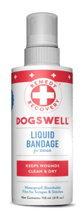Dogswell Remedy & Recovery Liquid Bandage for Dogs & Cats 4oz Bottle pig feed piglet nutrition pig food pellets pig vitamins pig treats