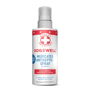 Dogswell Remedy & Recovery Medicated Antiseptic Spray for Dogs & Cats 4oz Bottle pig feed piglet nutrition pig food pellets pig vitamins pig treats