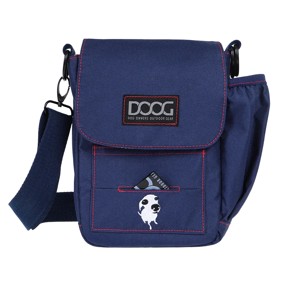 DOOG Shoulder Bag - Navy W/ Red dog pain relief hip joint supplement senior dog care pet arthritis aid dog skin supplement