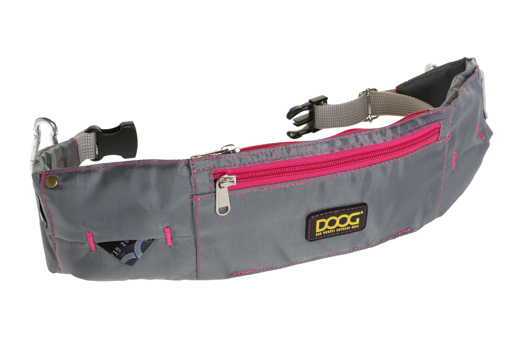 DOOG Walkie Belt - Grey W/ Pink dog pain relief hip joint supplement senior dog care pet arthritis aid dog skin supplement