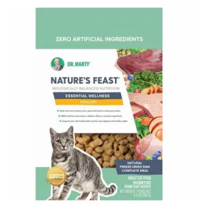 Dr. Marty Freeze-Dried Nature's Feast Poultry Cat Food cat supplies cat house cat tree cat feeder cat collar