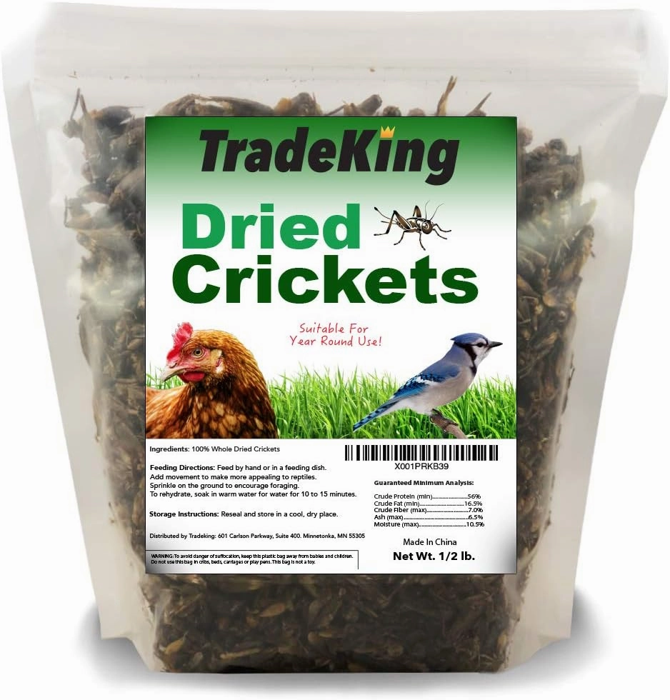 Dried Crickets, 1/2 lb puppy accessories new puppy gear puppy bed puppy blanket puppy grooming kit