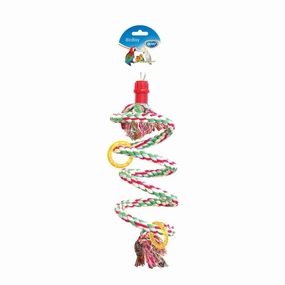 Duvo Birdtoy Cage Rope Spiral 35cm bird cage parrot food bird toys bird perch bird treats
