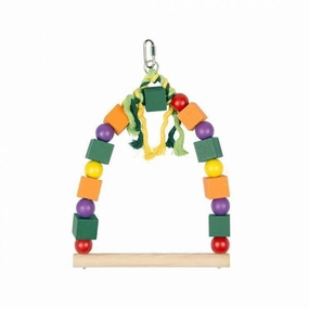 Duvo Birdtoy Colorful Birdswing 20cm x 29cm bird cage parrot food bird toys bird perch bird treats