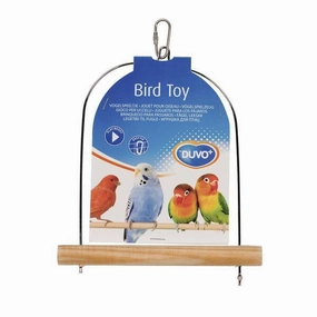 Duvo Birdtoy Wooden Bird Swing bird cage parrot food bird toys bird perch bird treats