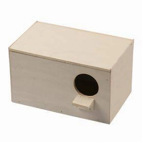 Duvo Nest Box Lovebird Horizontal 25cm x 15cm x 15cm bird cage parrot food bird toys bird perch bird treats