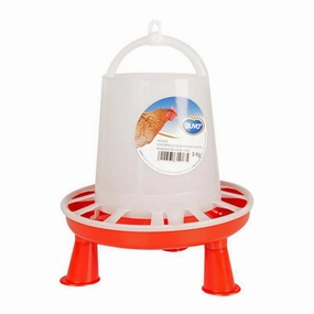 Duvo Plastic Chicken Feeder Silo with Feet 3kg bird cage parrot food bird toys bird perch bird treats
