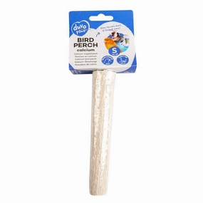 Duvo Plus Calcium Bird Perch White S 15cm x 2.5cm bird cage parrot food bird toys bird perch bird treats