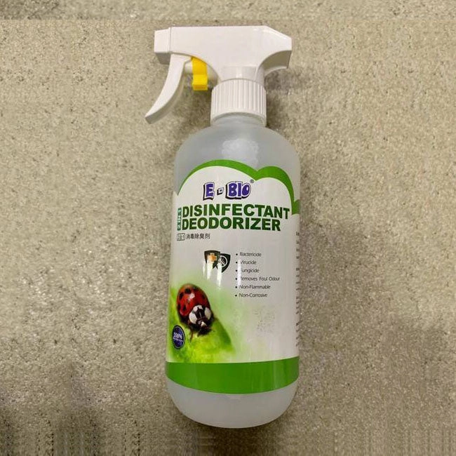 E-Bio 2 in 1 Disinfectant Deodorizer 500ml hamster cage guinea pig supplies small animal accessories rabbit water bottle rat tunnel