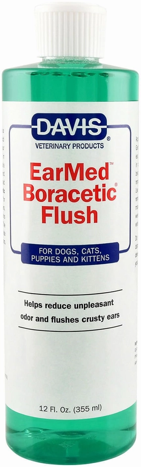 EarMed Boracetic Ear Flush cat grooming cat shampoo cat conditioner cat comb cat grooming glove
