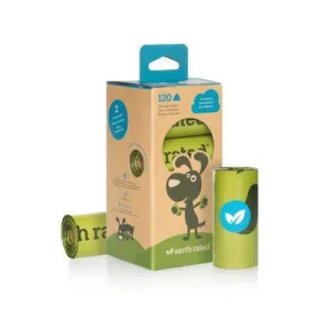 Earth Rated Dog Waste Bags - Unscented 120bags dog training treats training clicker crate training set travel bowl portable water bottle
