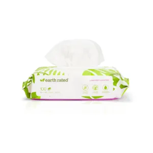 Earth Rated Lavender Grooming Wipes cat treats toys for cats cat hair remover cat cleaning supplies cat food bowl