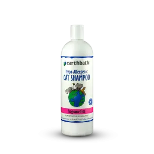 Earthbath Cat Shampoo - Fragrance Free Hypo-Allergenic - 16oz Bottle cat toys interactive cat toys cat teaser wand cat balls cat laser pointer