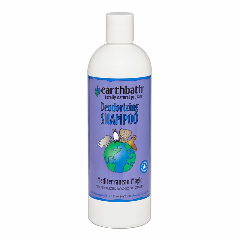 Earthbath Mediterranean Magic Shampoo 16oz puppy starter kit puppy crate puppy collar puppy pee pad puppy food