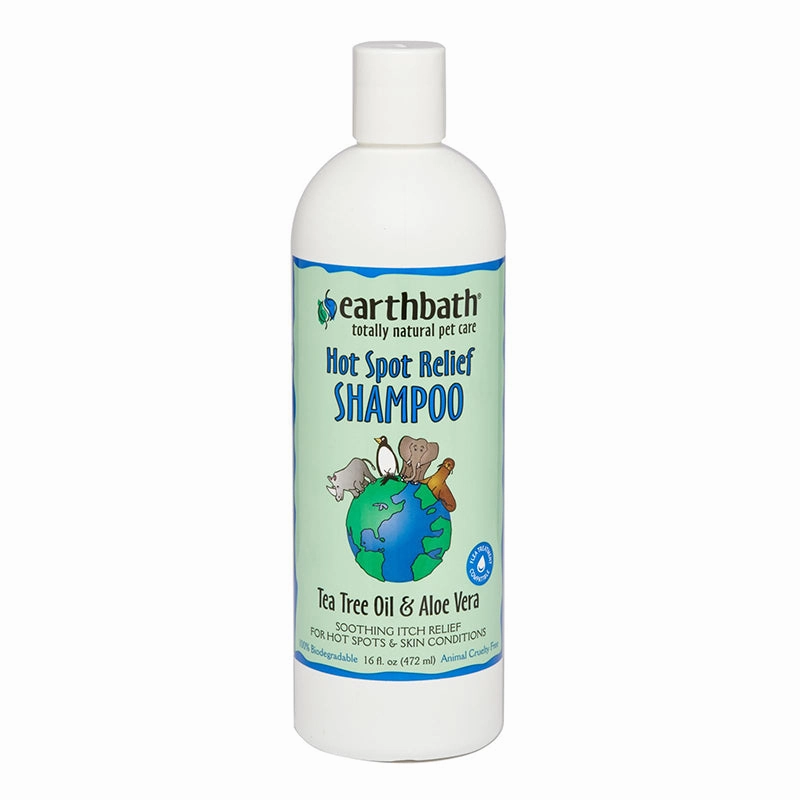 Earthbath Tea Tree Oil & Aloe Vera Shampoo 16oz puppy starter kit puppy crate puppy collar puppy pee pad puppy food