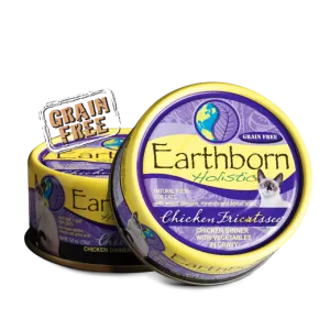 Earthborn Cat Grain Free Chicken Fricatssee Wet Cat Food cat supplies cat house cat tree cat feeder cat collar