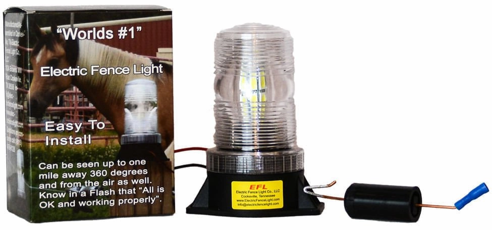 Electric Fence Light with LED Bulb grooming tools dog brush cat nail clipper pets shampoo pet trimmer