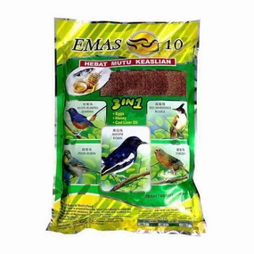 Emas 10 3-in-1 Natural Bird's Feed - Fine 450g bird cage parrot food bird toys bird perch bird treats