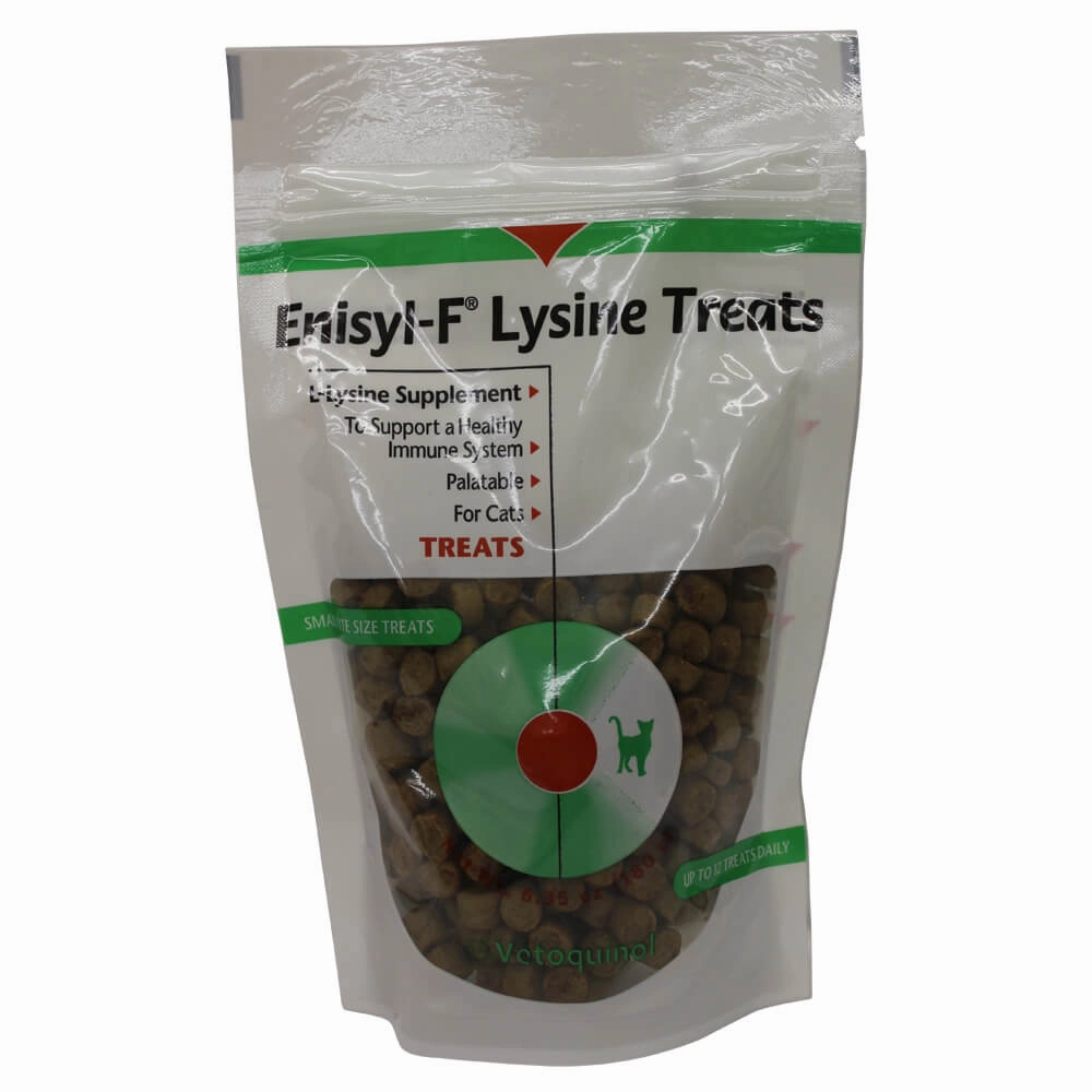 Enisyl-F Lysine Treats for Cats, 180 g cat climbing tree cat hammock cat steps cat grooming kit cat safety gate