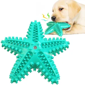 Enrichment Starfish Squeaker Dog Toy dog toys indestructible dog toys dog tug toys dog plush chew resistant toy