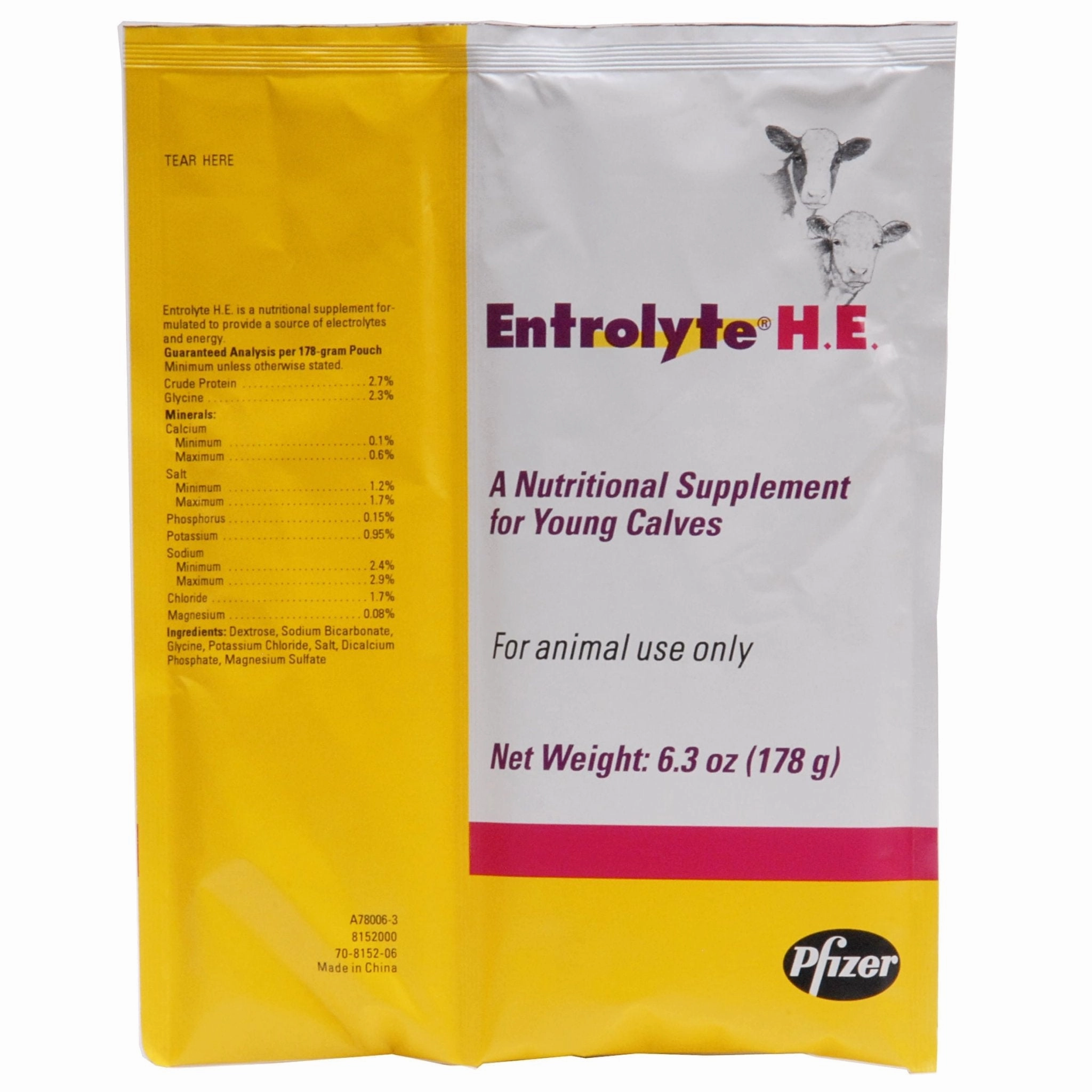 Entrolyte H.E., 178 g pkt sheep feed sheep mineral sheep hay sheep pellets sheep salt block
