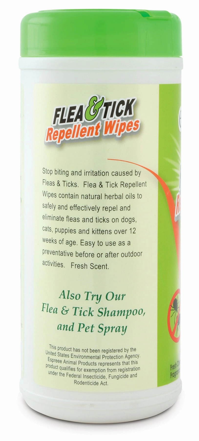 Espree Flea & Tick Repellent Wipes