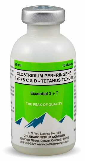 Essential 3   T Vaccine for Cattle, Sheep, & Goat sheep feed sheep mineral sheep hay sheep pellets sheep salt block