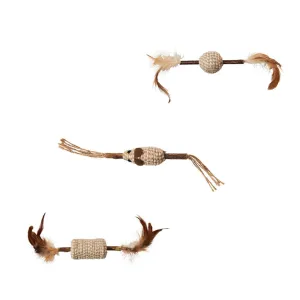 Ethical Pet Cat Naturals Silver Vine Cord and Stick Cat Toy cat supplies cat house cat tree cat feeder cat collar