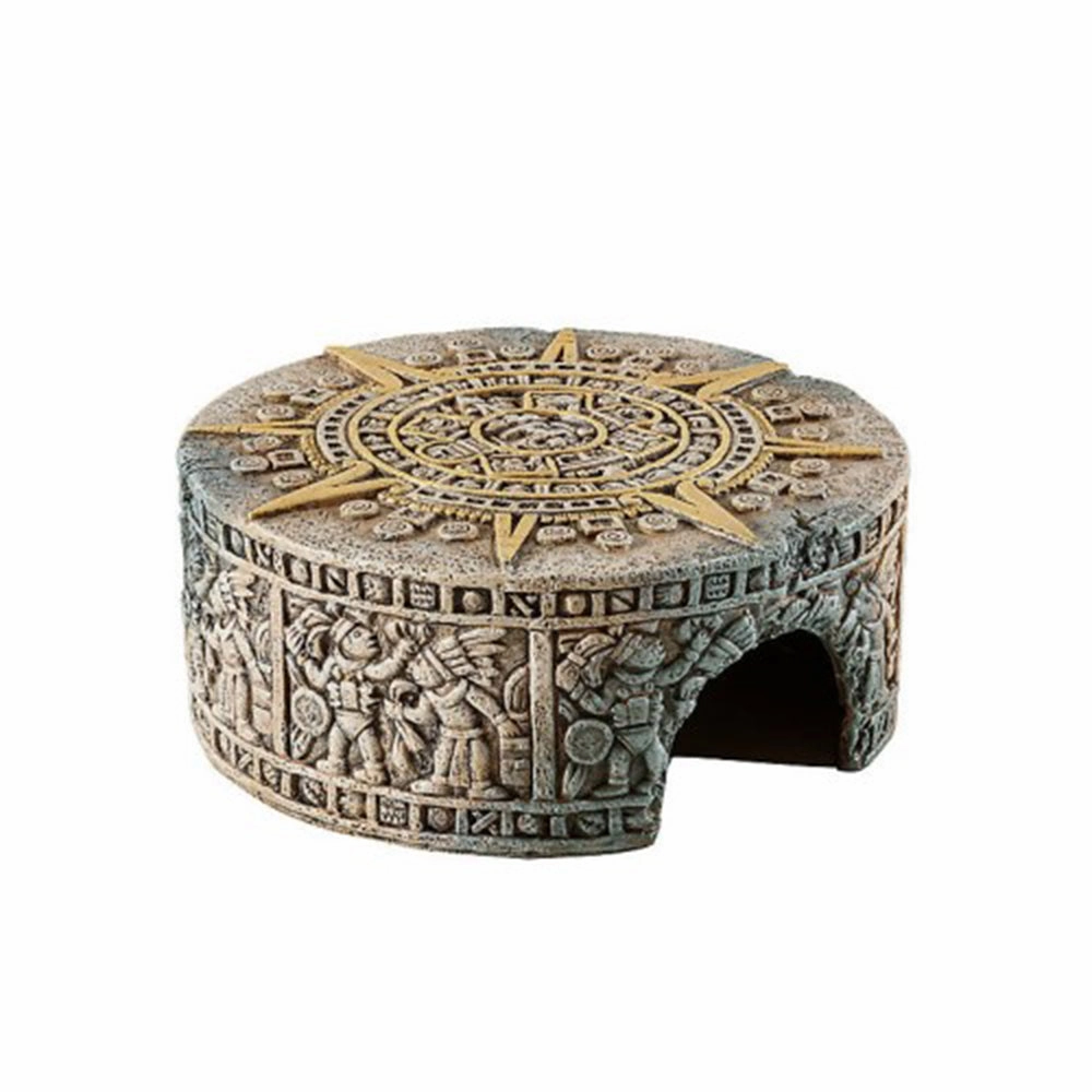 Exo Terra Aztec Calendar Stone Hideout S dog water fountain slow feeder automatic dog feeder gravity feeder dog food dispenser