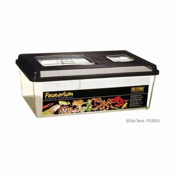 Exo Terra Reptile Cage Large (Faunarium) 460 x 300 x 170mm hamster cage guinea pig supplies small animal accessories rabbit water bottle rat tunnel