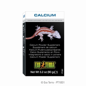 Exo Terra Reptile Calcium Powder 90g puppy starter kit puppy crate puppy collar puppy pee pad puppy food
