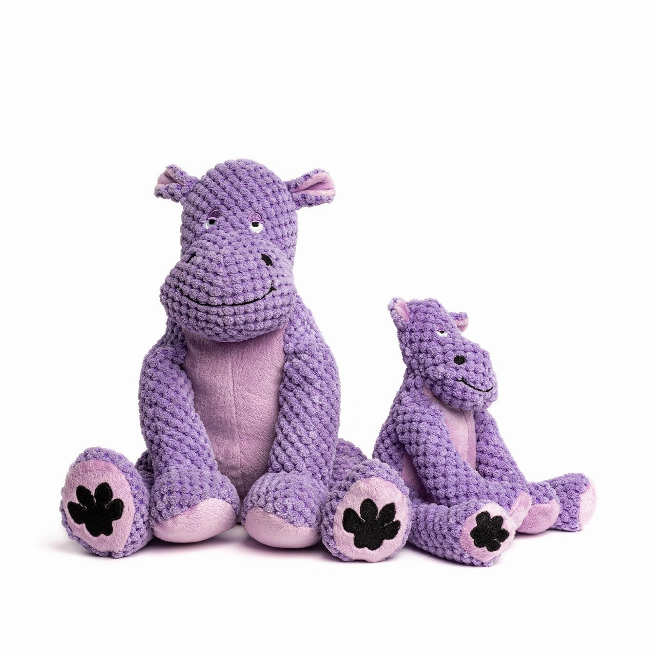 Fab Dog Floppy Hippo Plush Toy -