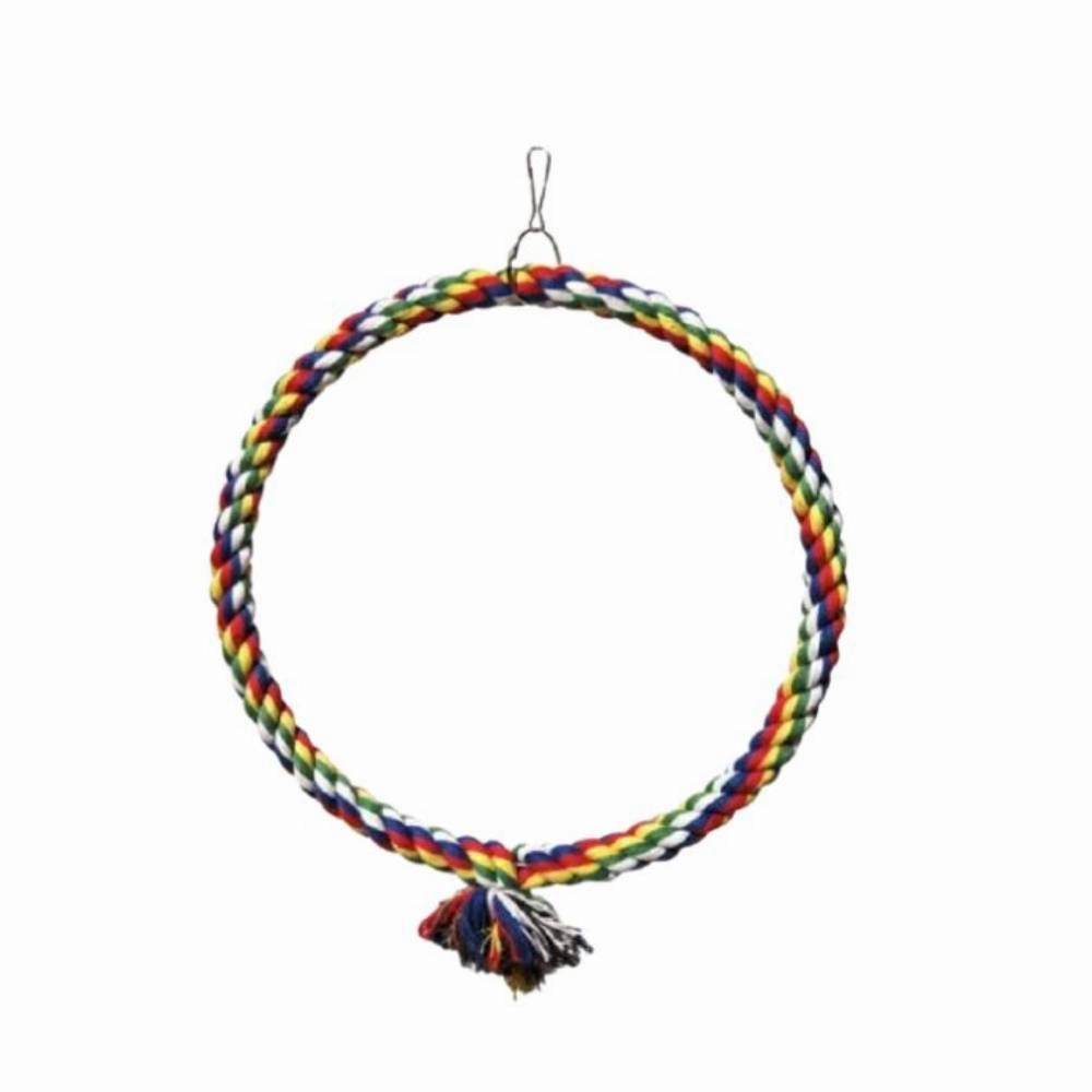 Familiar Ring Perch for Large Birds D25cm bird cage parrot food bird toys bird perch bird treats