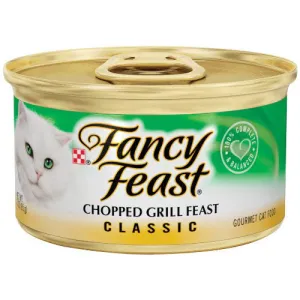 Fancy Feast Classic Chopped Grill Feast Wet Cat Food cat treats toys for cats cat hair remover cat cleaning supplies cat food bowl