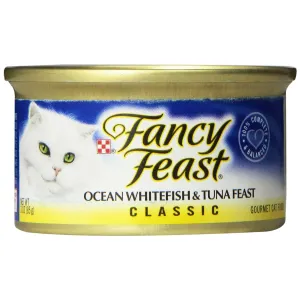 Fancy Feast Classic Ocean Whitefish and Tuna Feast Wet Cat Food cat supplies cat house cat tree cat feeder cat collar