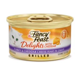 Fancy Feast Delights Grilled Turkey and Cheese Canned Cat Food cat calming diffuser cat stress relief anxiety cat treats cat relaxing spray pet mood aid