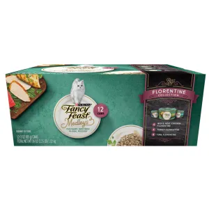 Fancy Feast Elegant Florentine Variety Pack Canned Cat Food cat calming diffuser cat stress relief anxiety cat treats cat relaxing spray pet mood aid