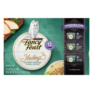 Fancy Feast Elegant Medleys Shredded Fare Collection Canned Cat Food cat calming diffuser cat stress relief anxiety cat treats cat relaxing spray pet mood aid