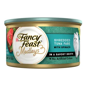 Fancy Feast Elegant Medleys Shredded Tuna Canned Cat Food cat calming diffuser cat stress relief anxiety cat treats cat relaxing spray pet mood aid