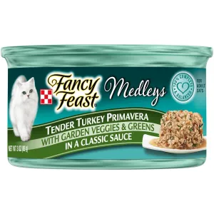 Fancy Feast Elegant Medleys Tender Turkey Primavera Wet Cat Food cat supplies cat house cat tree cat feeder cat collar