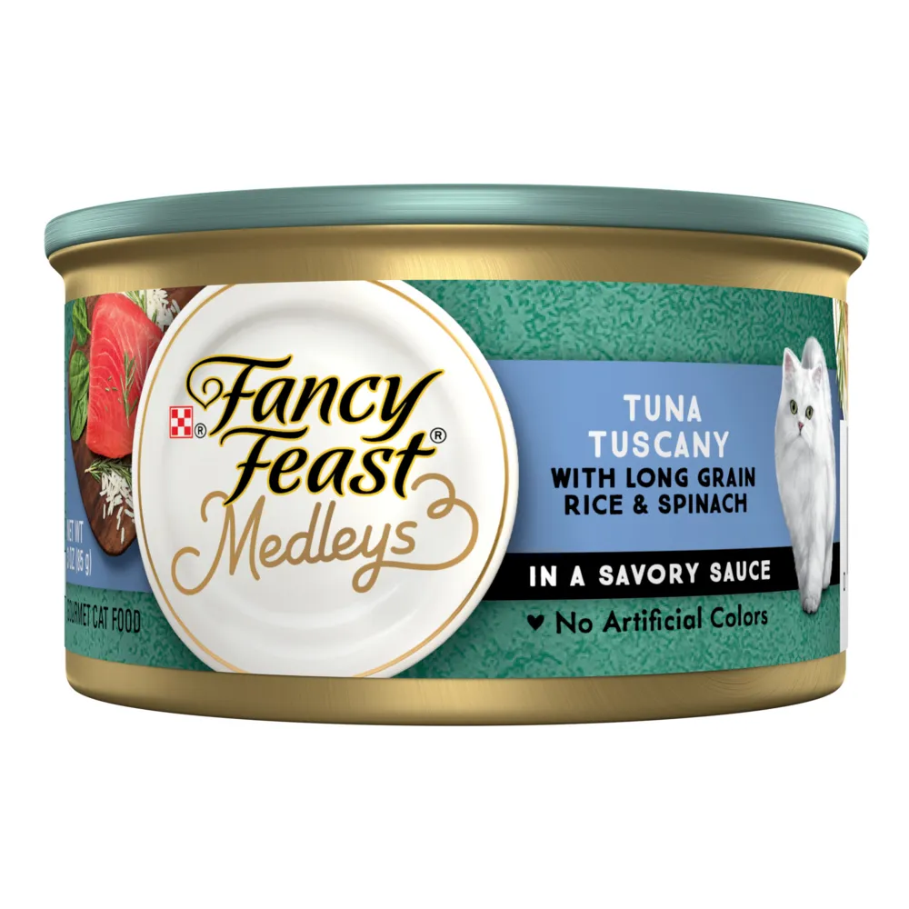 Fancy Feast Elegant Medleys Tuna Tuscany Canned Cat Food cat calming diffuser cat stress relief anxiety cat treats cat relaxing spray pet mood aid